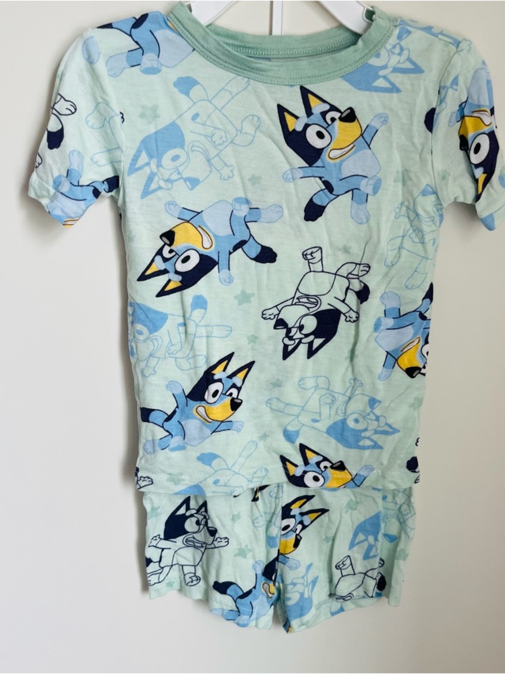 Bluey Pajamas Set Size 4T Soft Shorts and Shorts Sleeves Sleepwear